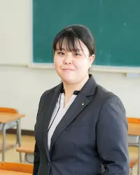 先生から生徒に話をしている。